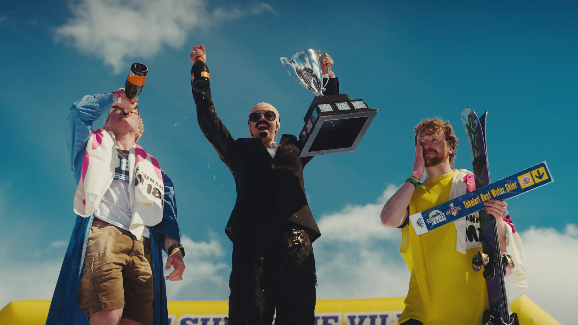 Slush Cup winners celebrating with the trophy